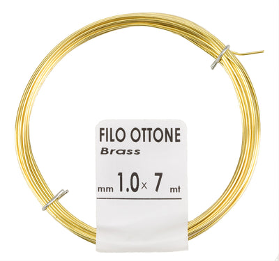 Q.TA'. 20 MATASSINA FILO OTTONE D 0,8 MM 12 M