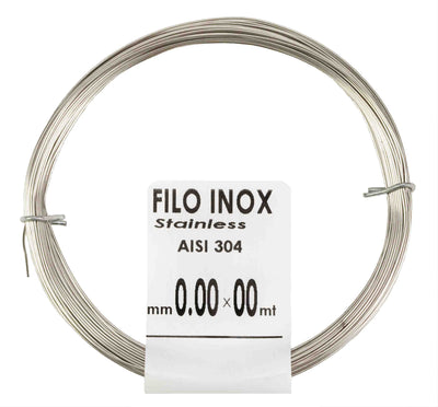 Q.TA'. 25 MATASSINA FILO ACCIAIO INOX D 1,0 MM 6 M