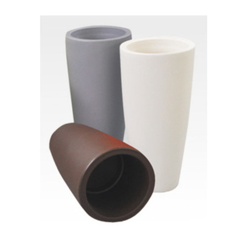 Q.TA' 1 VASO STILO ROUND D 33XH70 CM GHIACCIO