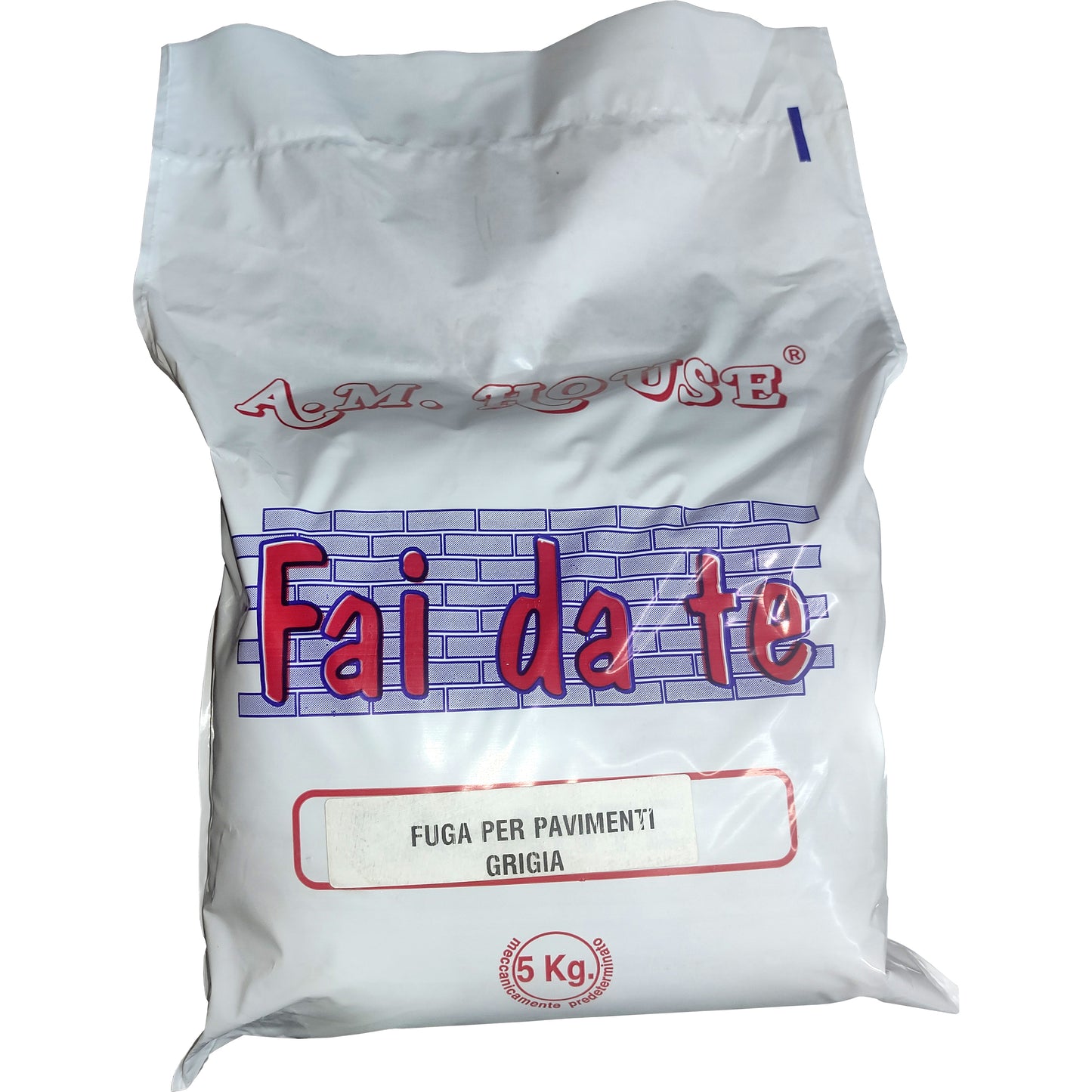 Q.TA'. 4 FUGA PER PAVIMENTI GRIGIO DA 5 KG