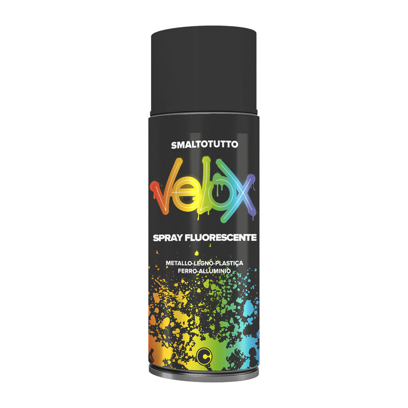 Q.TA' 6 VELOX SPRAY FLUORESCENTE ARANCIO N.129