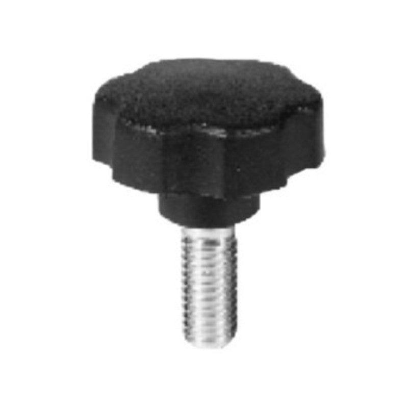 Q.TA' 10 VOLANTINO C/GAMBO M6 NERO D 30X17 MM