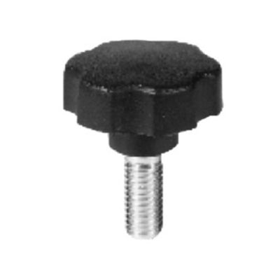 Q.TA' 10 VOLANTINO C/GAMBO M8 NERO D 40X20 MM