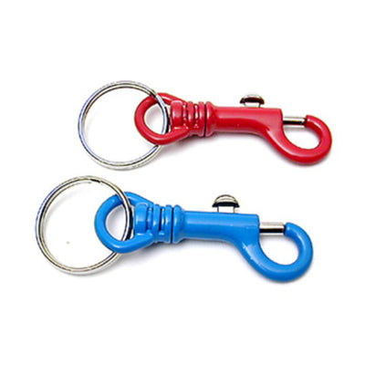 Q.TA' 50 PORTACHIAVI MOSCHETTONE SMALTATO GIREVOLE 60 MM