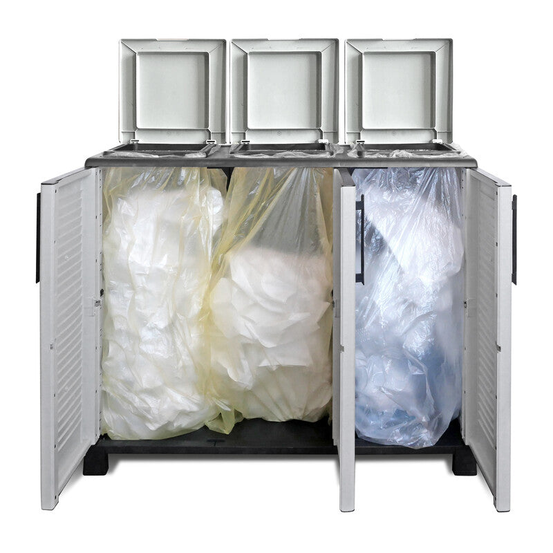 Q.TA' 1 PATTUMIERA ART PLAST 3 ANTE 102X37XH90 CM