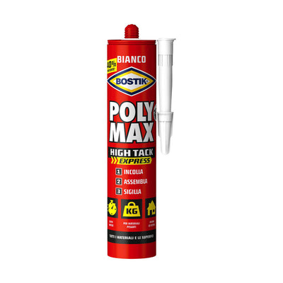 Q.TA' 1 BOSTIK POLYMAX HIGH TACK BIANCO 440 G CARTUC