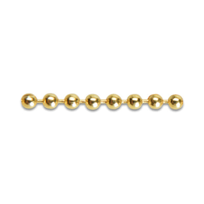 Q.TA' 25 CATENA A PERLINE OTTONE LUCIDO D 4,0 MM