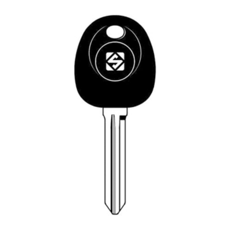 Q.TA' 2 SILCA HYN14TE CHIAVE TRANSPONDER VUOTA OTTONE