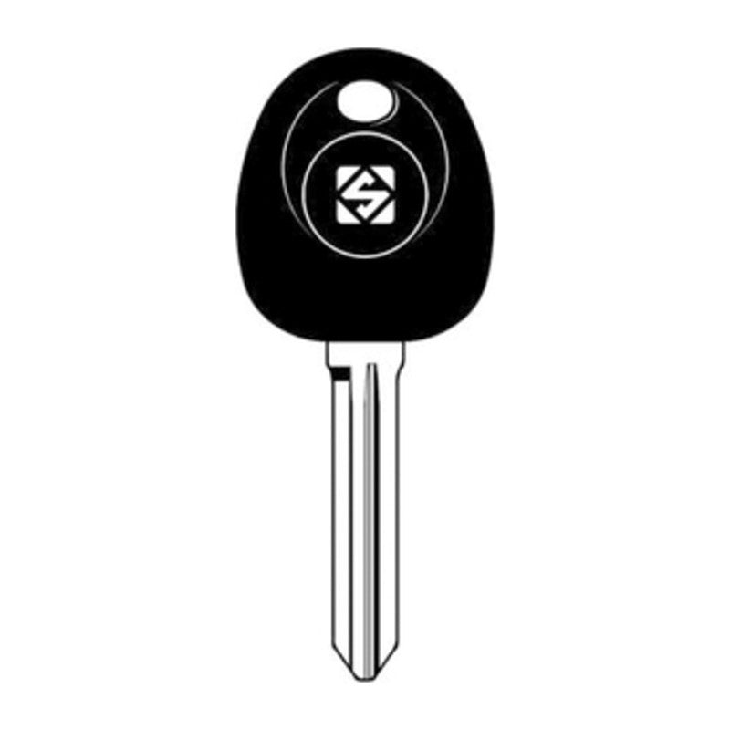 Q.TA' 2 SILCA HYN14RTE CHIAVE TRANSPONDER VUOTA OTTONE