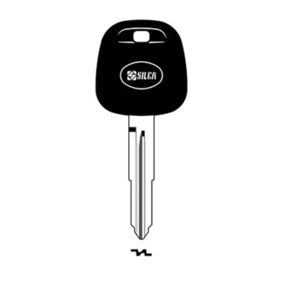 Q.TA' 2 SILCA TOY46RTE CHIAVE TRANSPONDER VUOTA OTTONE