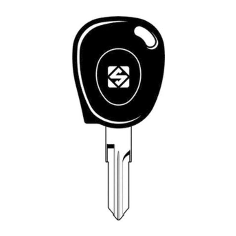 Q.TA' 2 SILCA VAC102TE CHIAVE TRANSPONDER VUOTA OTTONE