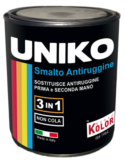 SMALTO UNIKO 0,750 L NERO OPACO