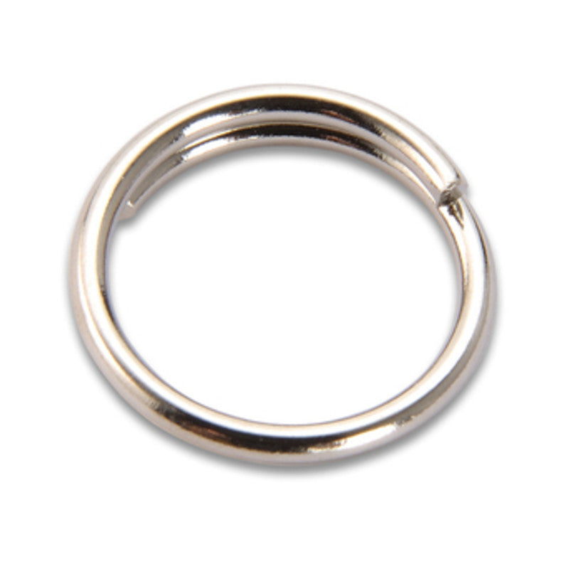 Q.TA' 2 ANELLO P/CATENA A PERLINE OTTONE NICHEL D14MM