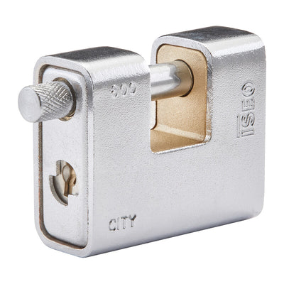 Q.TA' 1 ISEO P749 LUCCHETTO CITY P/SERRANDA CORAZ 62MM OTTONE