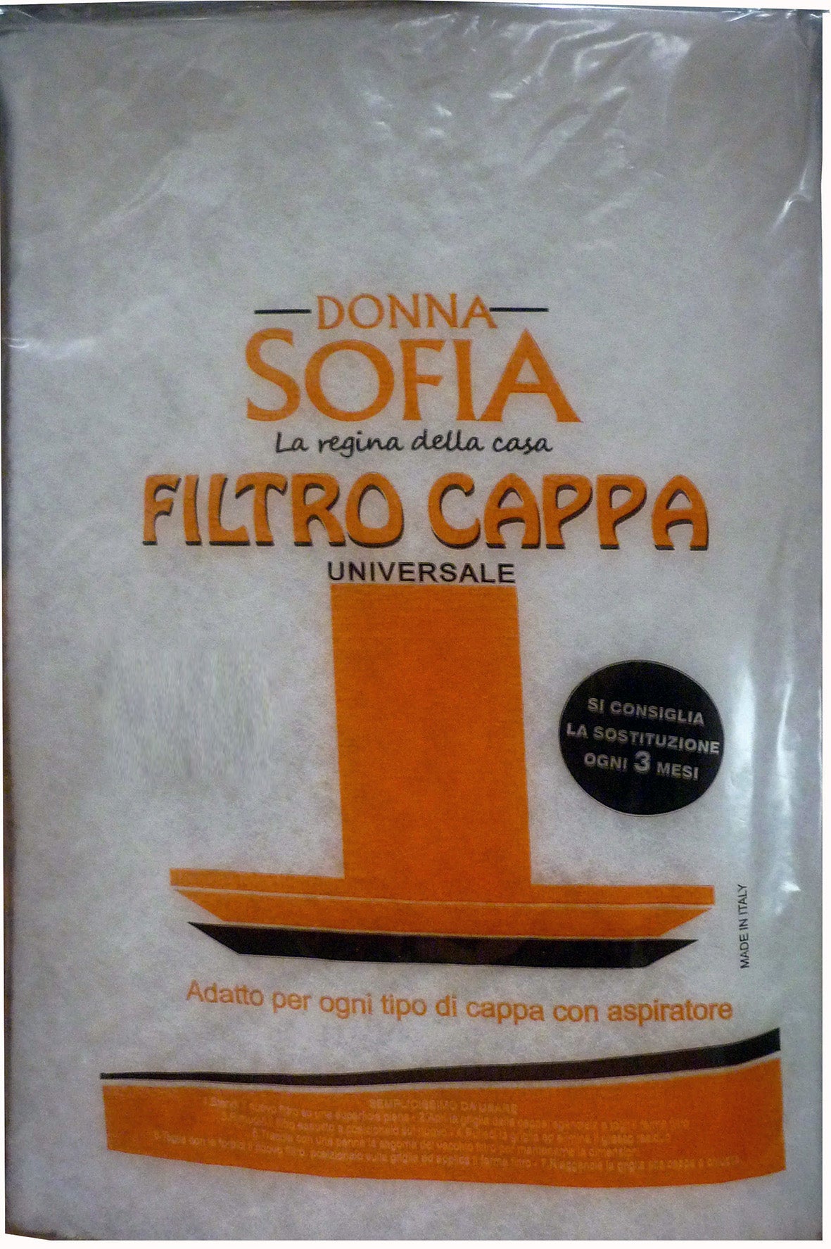 FILTRO PER CAPPA DONNA SOFIA 40X80 CM