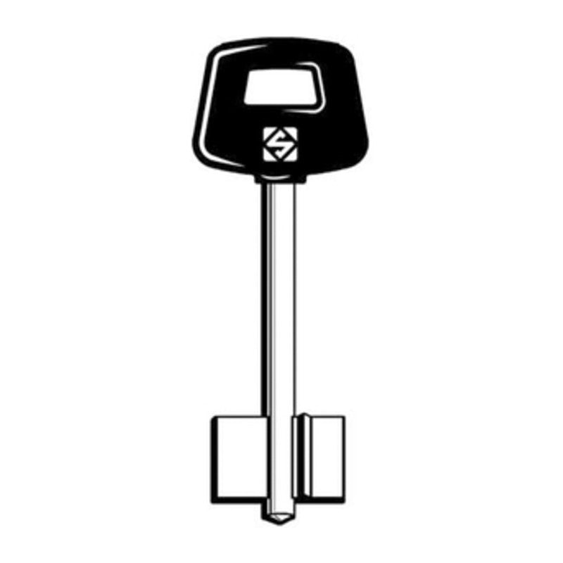 Q.TA' 5 SILCA CSP CHIAVE DOPPIA MAPPA OTTONE