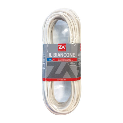 Q.TA' 1 FILO STENDIBIANCHERIA BIANCONE ACC ZIN CONF 20 M