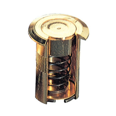 Q.TA' 50 POZZETTO A MOLLA OTTONE LUCIDO D 6X30 MM*