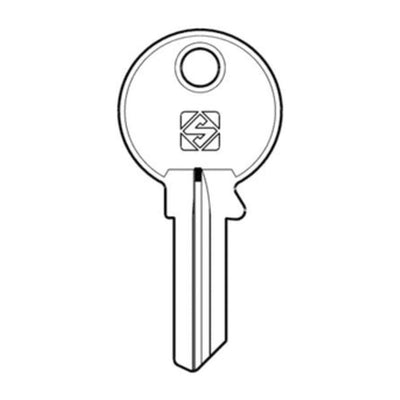 Q.TA' 10 SILCA PT1 CHIAVE PROFILO OTTONE