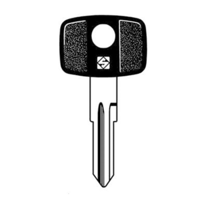 Q.TA' 5 SILCA HU46P CHIAVE AUTO TESTA PLASTICA ACCIAIO