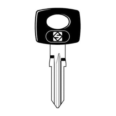 Q.TA' 5 SILCA YM23P CHIAVE AUTO TESTA PLASTICA ACCIAIO