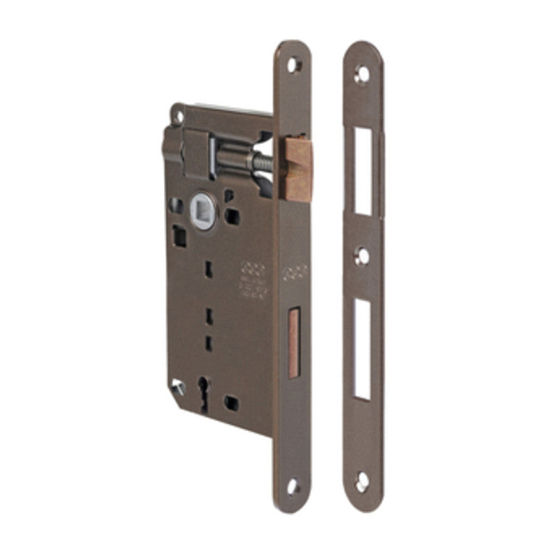 Q.TA' 5 PATENT SERRATURA BRONZATA AGB Q.8/70 50 MM B.TONDO