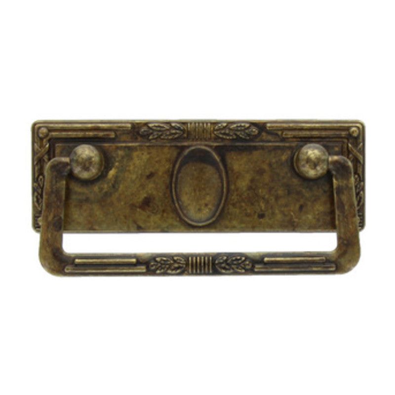 Q.TA' 50 MANIGLIA ZAMA 06060 97X45 MM OTTONE ANTICATO**