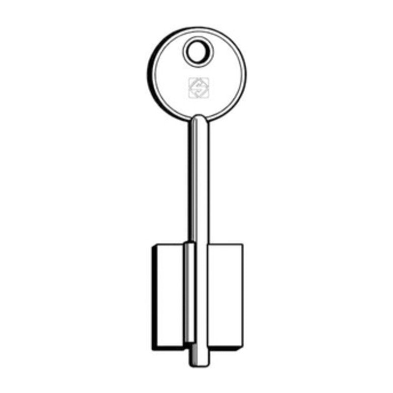 Q.TA' 5 SILCA 5MS3 CHIAVE DOPPIA MAPPA OTTONE