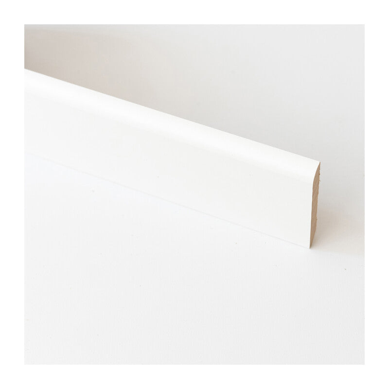 Q.TA' 10 BATTISCOPA 70X10 MM MDF 240 CM BIANCO