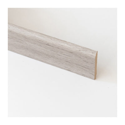 Q.TA' 10 BATTISCOPA 70X10 MM MDF 240 CM ROVERE GRIGIO