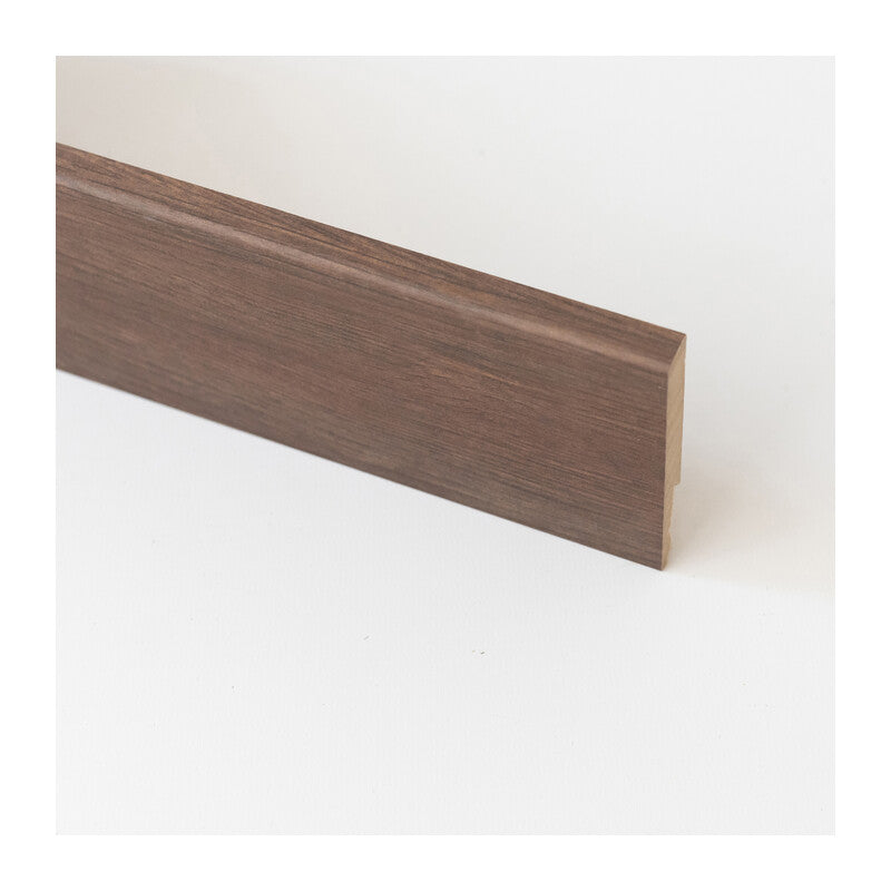 Q.TA' 5 BATTISCOPA 80X14 MM MDF 240 CM NOCE SCURO