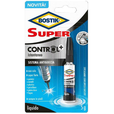 Q.TA'. 12 BOSTIK SUPER CONTROL+ ISTANTANEO 5 G BLISTER