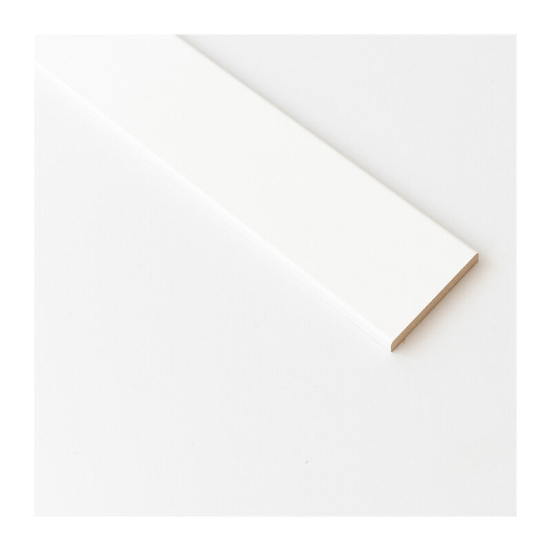 Q.TA' 10 COPRIFILO 70X10 MM MDF 240 CM BIANCO R6