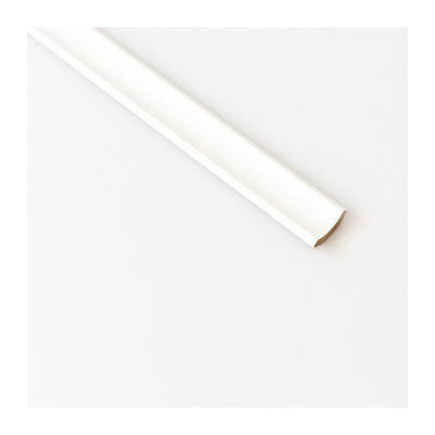 Q.TA' 10 SGUSCIO 22X22 MM LISCIO MDF 240 CM BIANCO