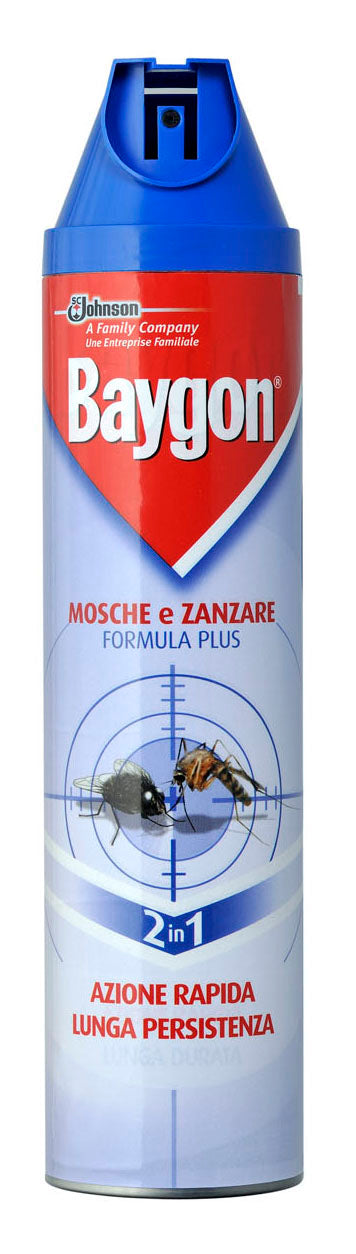 Q.TA'. 12 MOSCHE E ZANZARE BAYGON SPRAY 400 ML