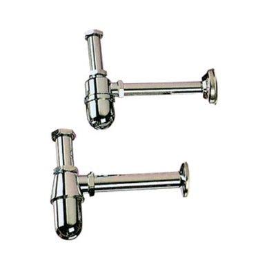 Q.TA' 1 SIFONE A BOTTIGLIA OTTONE CROMATO D 1.1/4*