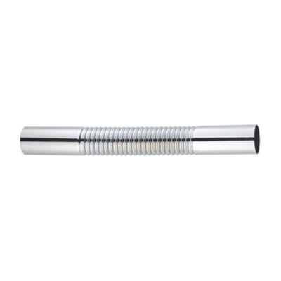 Q.TA' 10 CANOTTO FLESSIBILE OTTONE CROMATO D 30X250 MM*