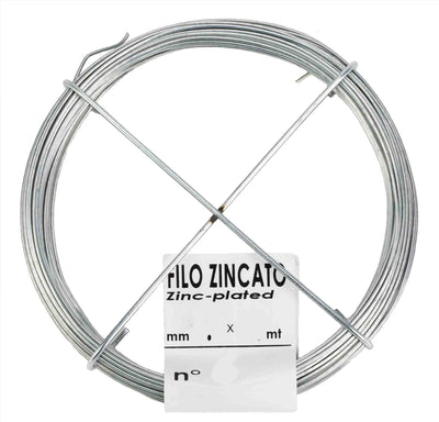 Q.TA'. 30 MATASSINA FILO ZINCATO N.10 D 1,5 MM 12 M