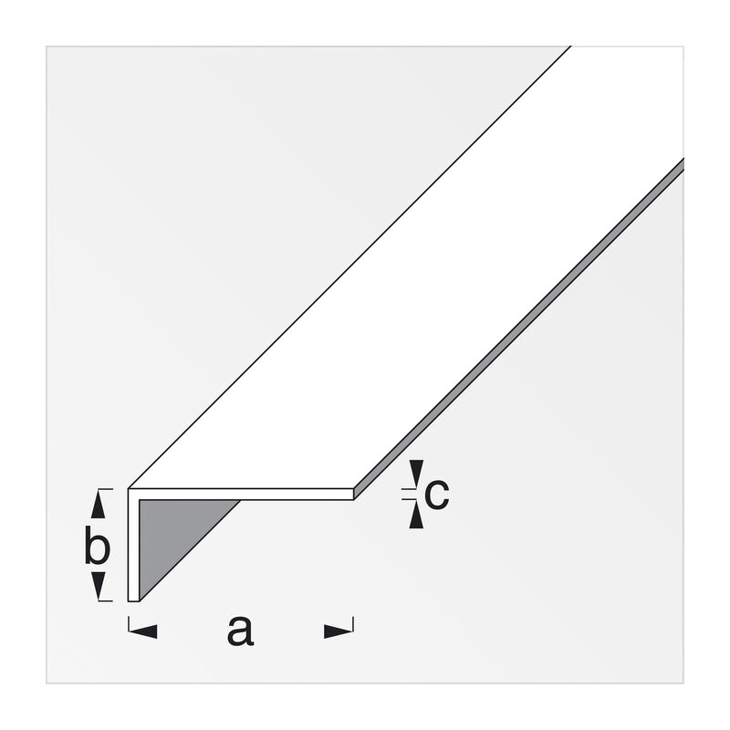 Q.TA' 5 PROFILO BIANCO H.200 CM ELLE 15X10X1 MM