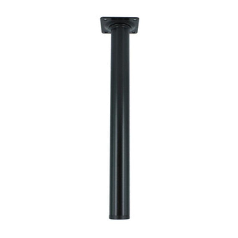 Q.TA' 4 PIEDINO ACCIAIO D. 30 X H 300 MM NERO