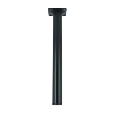 Q.TA' 4 PIEDINO ACCIAIO D. 30 X H 200 MM NERO