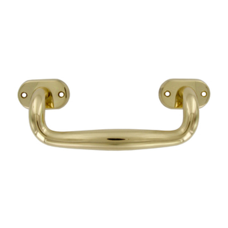 Q.TA' 1 MANIGLIONE OTTONE 610 ZANCATO 240 MM LUC VERN