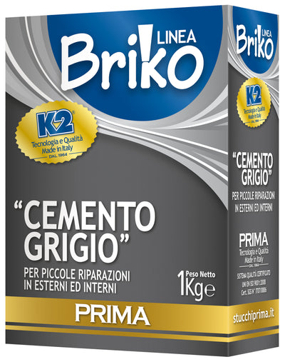 Q.TA'. 12 LINEA BRIKO CEMENTO GRIGIO DA 1 KG