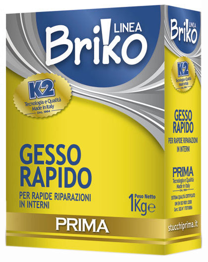 Q.TA'. 12 LINEA BRIKO GESSO RAPIDO DA 1 KG