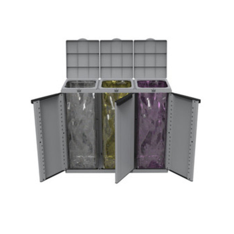 Q.TA' 1 PATTUMIERA ECOLINE3 TERRY 3 ANTE 102X39XH89 CM