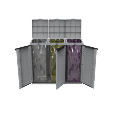 Q.TA' 1 PATTUMIERA ECOLINE3 TERRY 3 ANTE 102X39XH89 CM