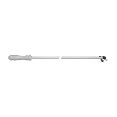 Q.TA' 1 FRUSTA IN LEGNO P/TENDA 125 CM BIANCO