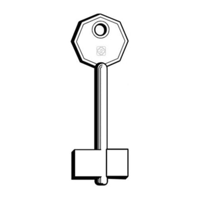 Q.TA' 5 SILCA MT CHIAVE DOPPIA MAPPA OTTONE