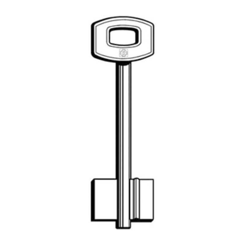 Q.TA' 5 SILCA SM CHIAVE DOPPIA MAPPA OTTONE