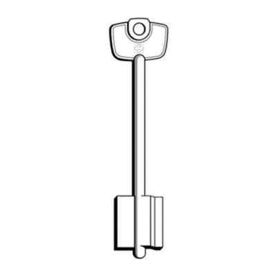 Q.TA' 5 SILCA 5C6 CHIAVE DOPPIA MAPPA OTTONE